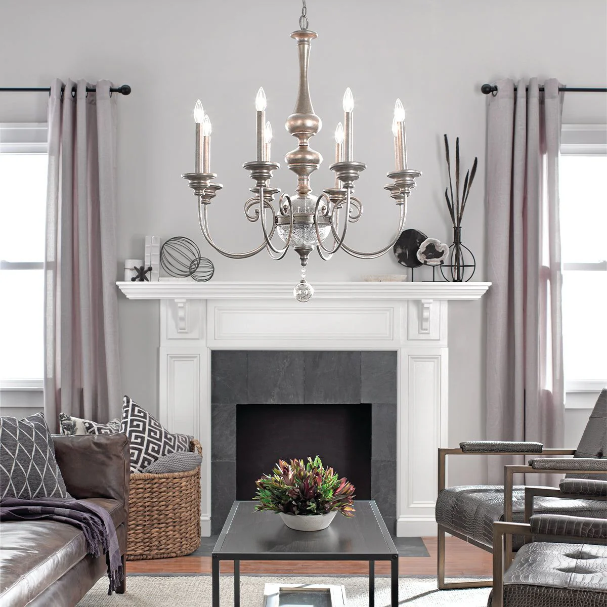 Rosalie 5 Ceiling Light - Sterling Gold Finish - Image 2