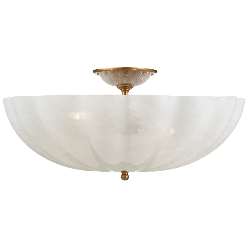Rosehill Semi-Flush - Polished Nickel/Brass - Image 3