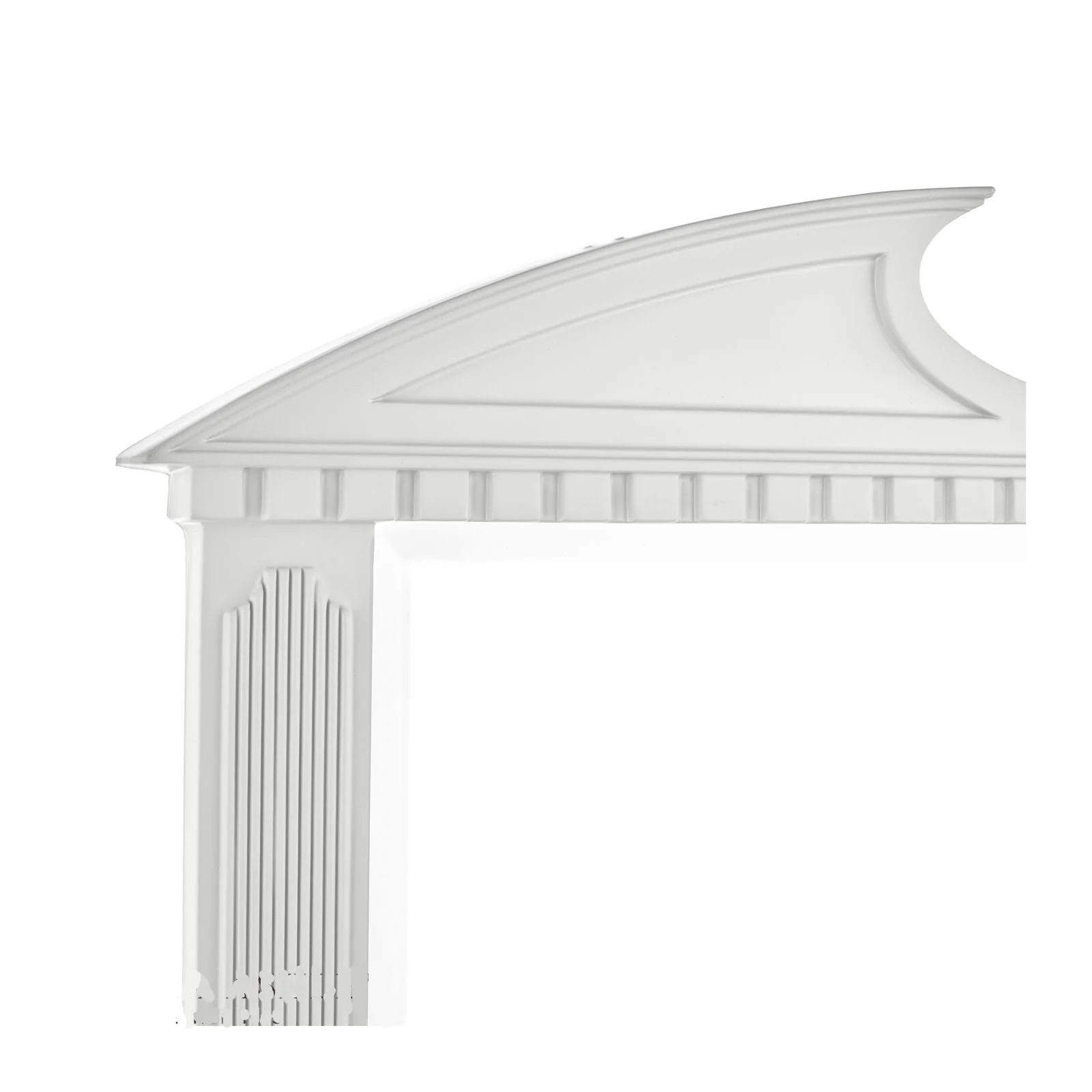 Rossett Over Mantle Mirror - Grey - Image 3