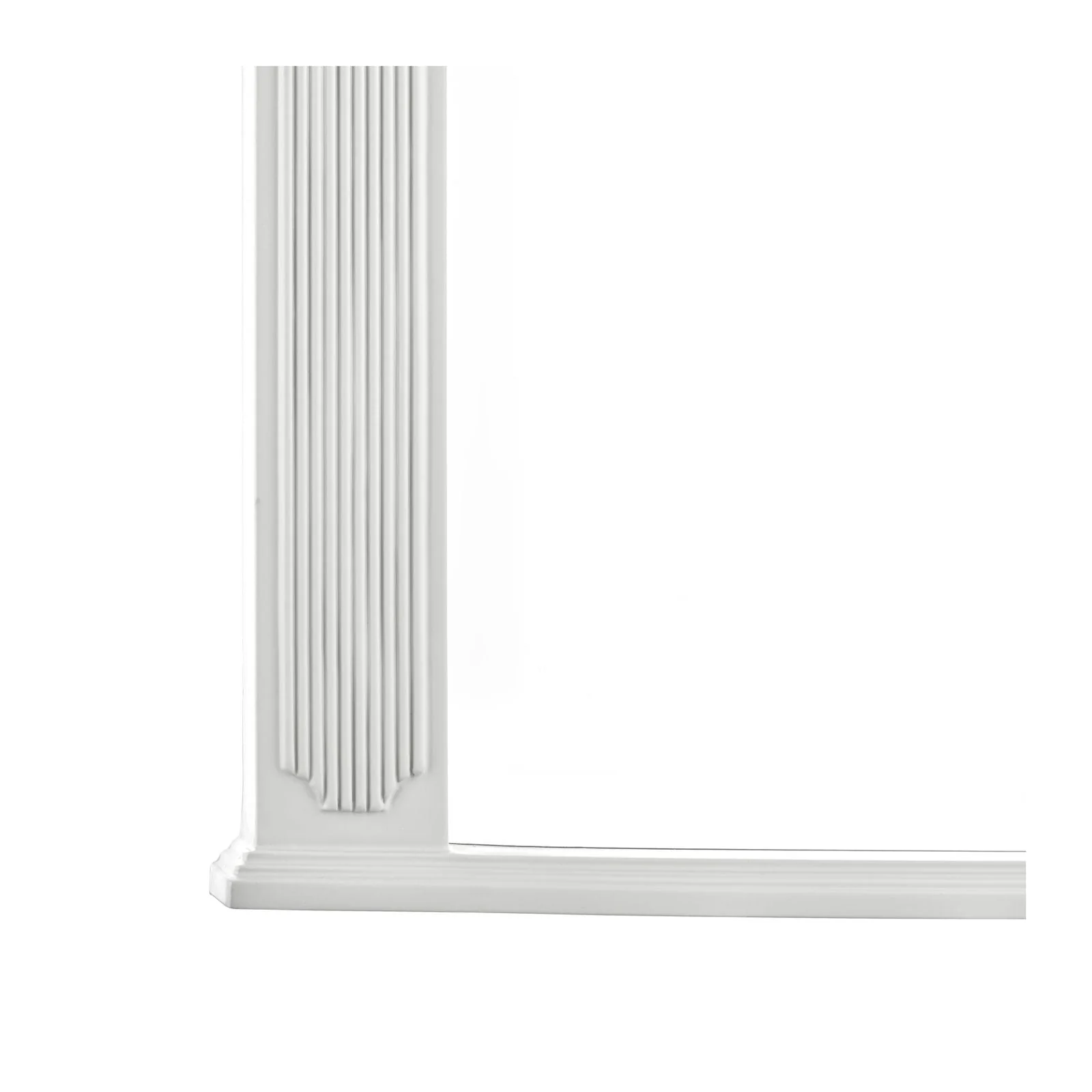 Rossett Rectangle Mirror - Grey - Image 3