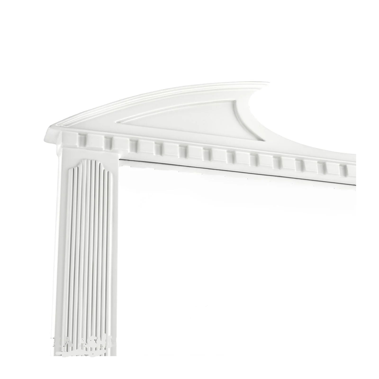 Rossett Rectangle Mirror - Grey - Image 4