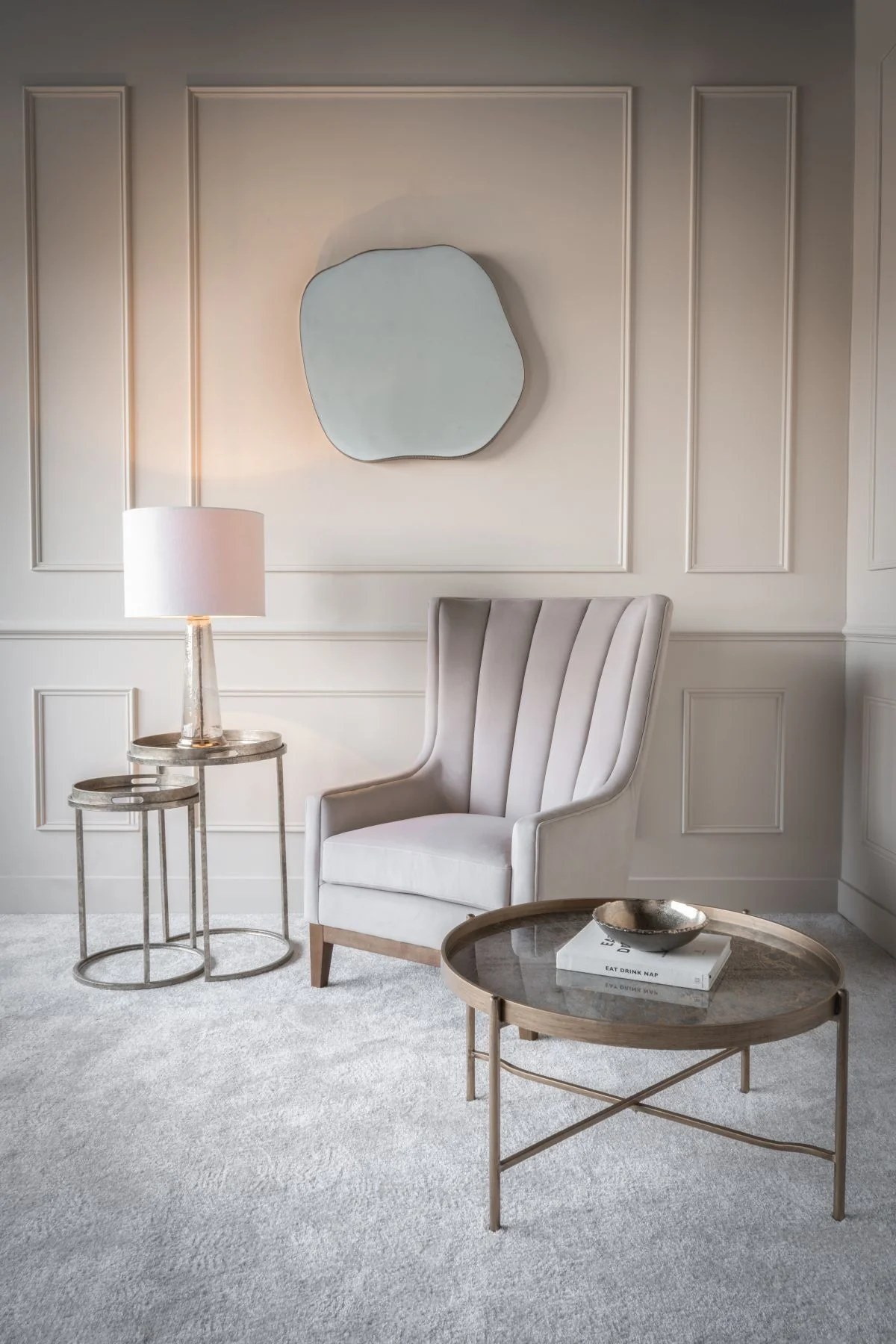Rothbury Taupe Upholstered Occasional Chair - Image 6