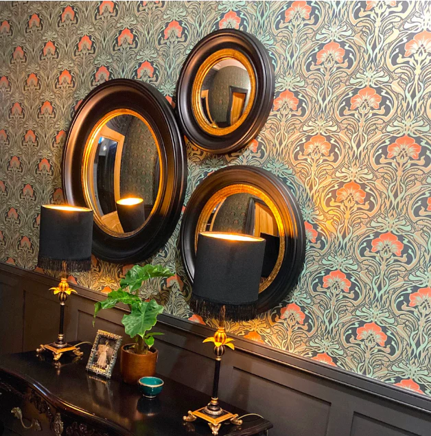 ROUND BLACK CONVEX MIRROR - Image 4