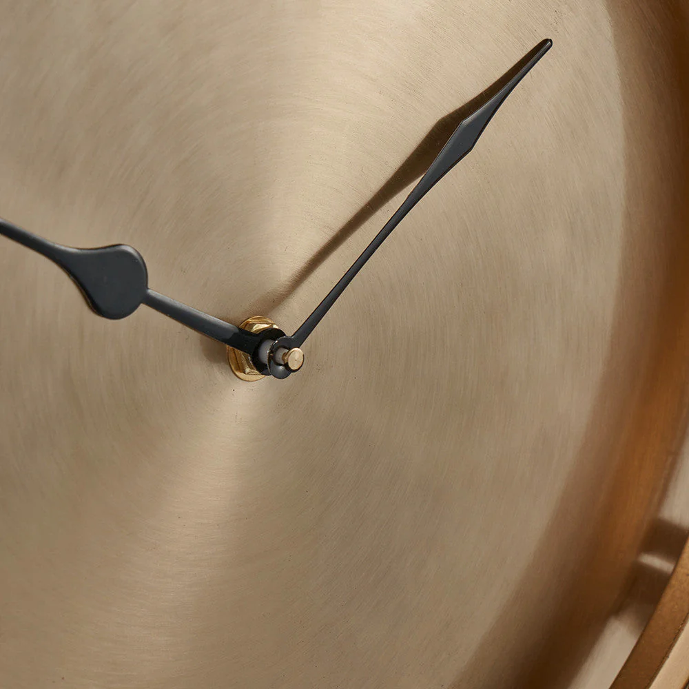 Round Wall Clock - Antique Brass Finish - Image 5