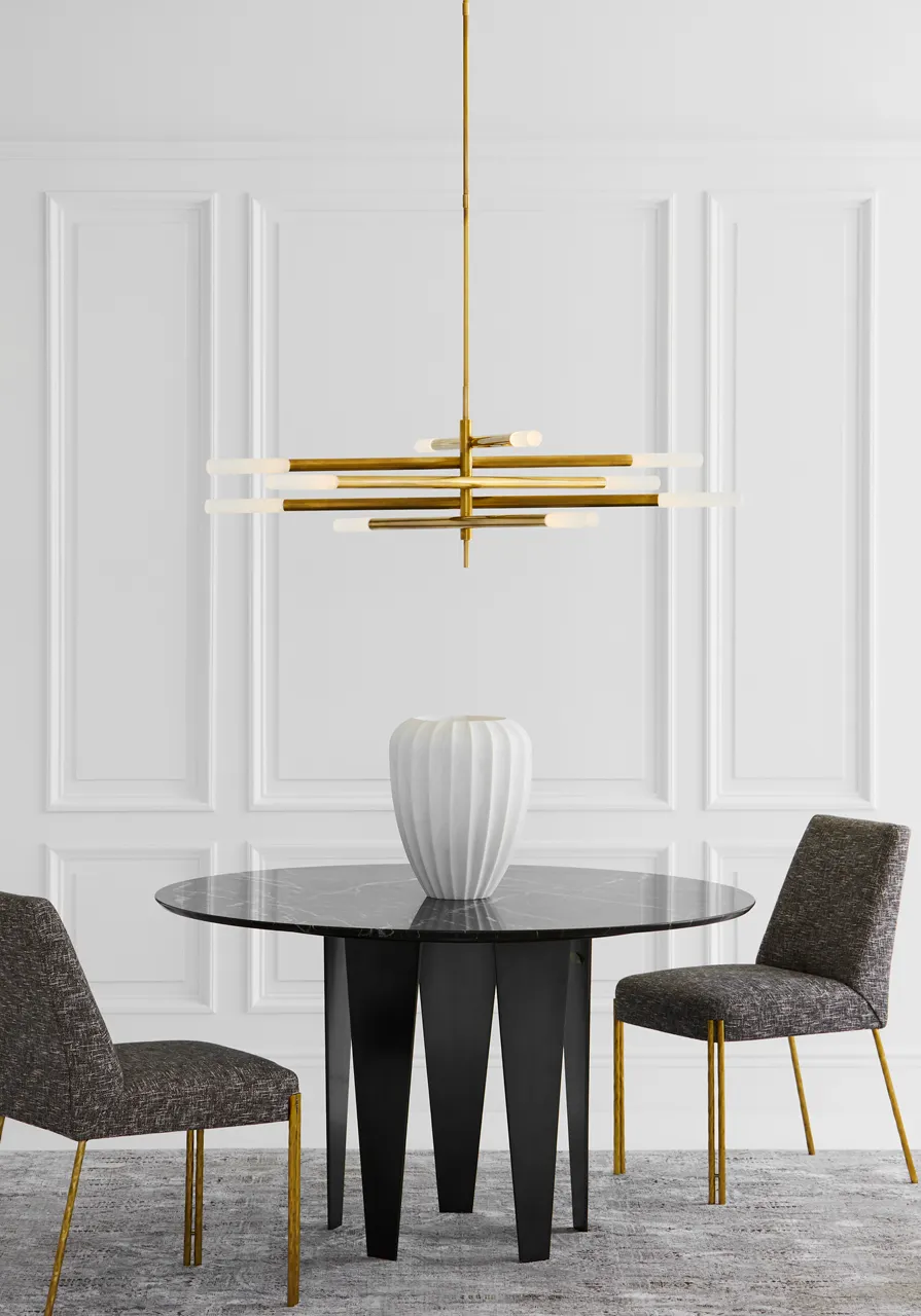 Rousseau Grande 10 Light Articulating Chandelier - Image 4