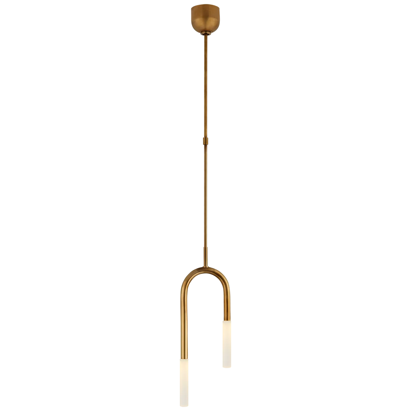 Rousseau Small Asymmetric Pendant- Antique Brass/ Bronze - Image 3