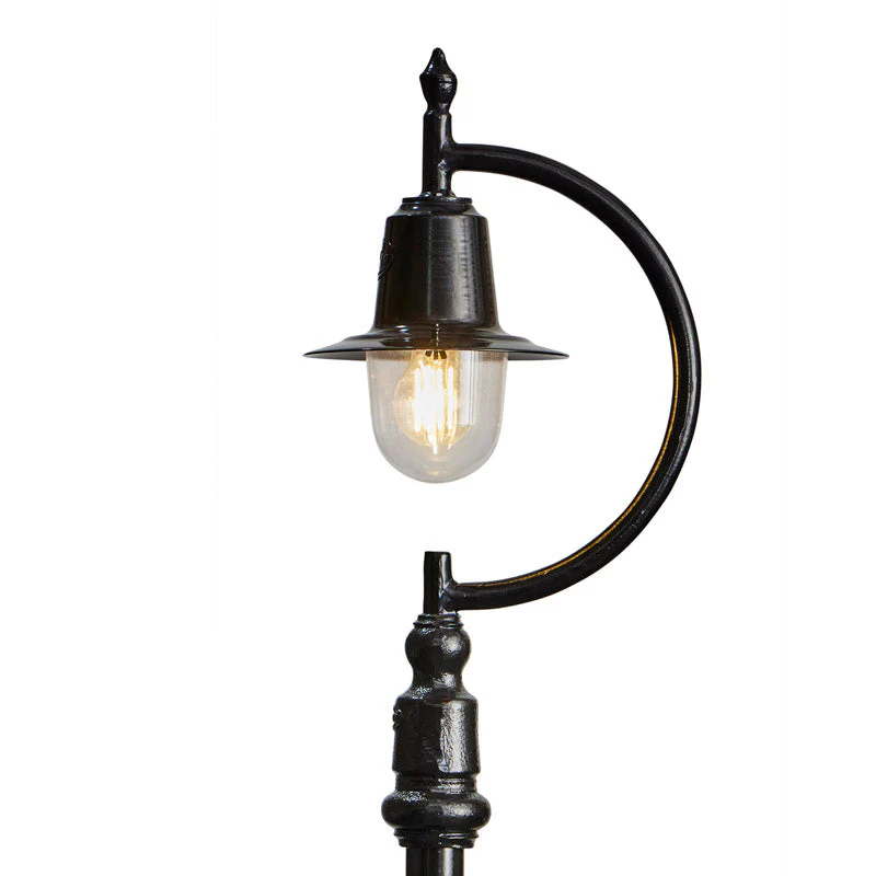 Rowsley 1Lt Teardrop Lamp Post - Cast Iron/Copper - Image 13