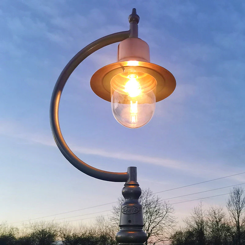 Rowsley 1Lt Teardrop Lamp Post - Cast Iron/Copper - Image 28