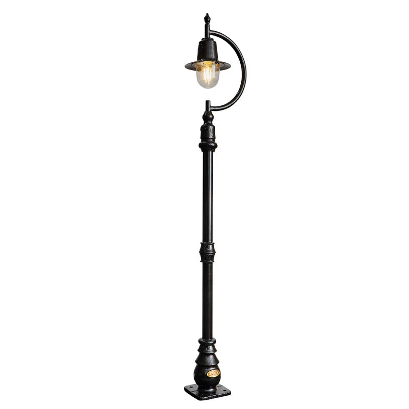 Rowsley 1Lt Teardrop Lamp Post - Cast Iron/Copper - Image 37