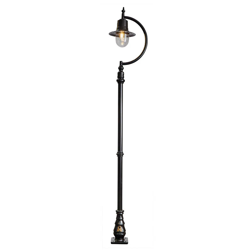 Rowsley 1Lt Teardrop Lamp Post - Cast Iron/Copper - Image 47