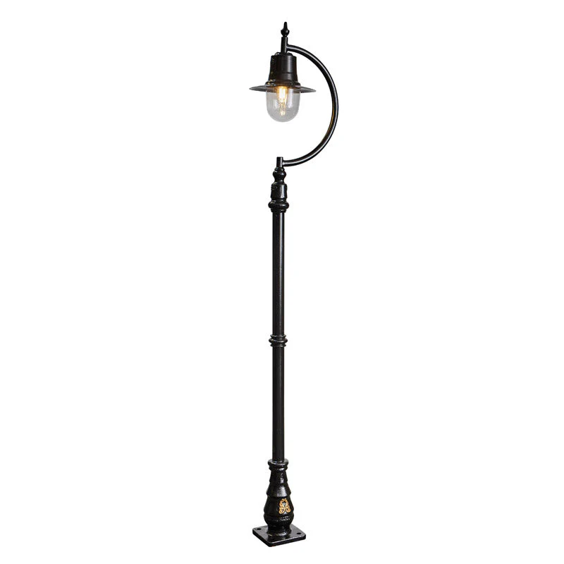 Rowsley 1Lt Teardrop Lamp Post - Cast Iron/Copper - Image 49