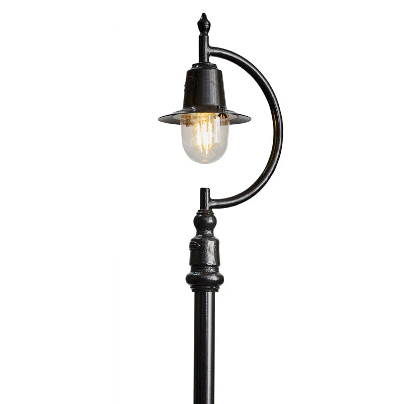 Rowsley 1Lt Teardrop Lamp Post - Cast Iron/Copper - Image 7