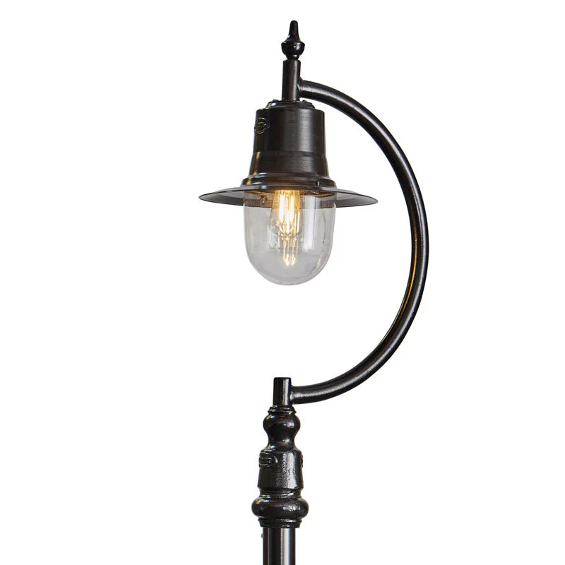 Rowsley 1Lt Teardrop Lamp Post - Cast Iron/Copper - Image 9