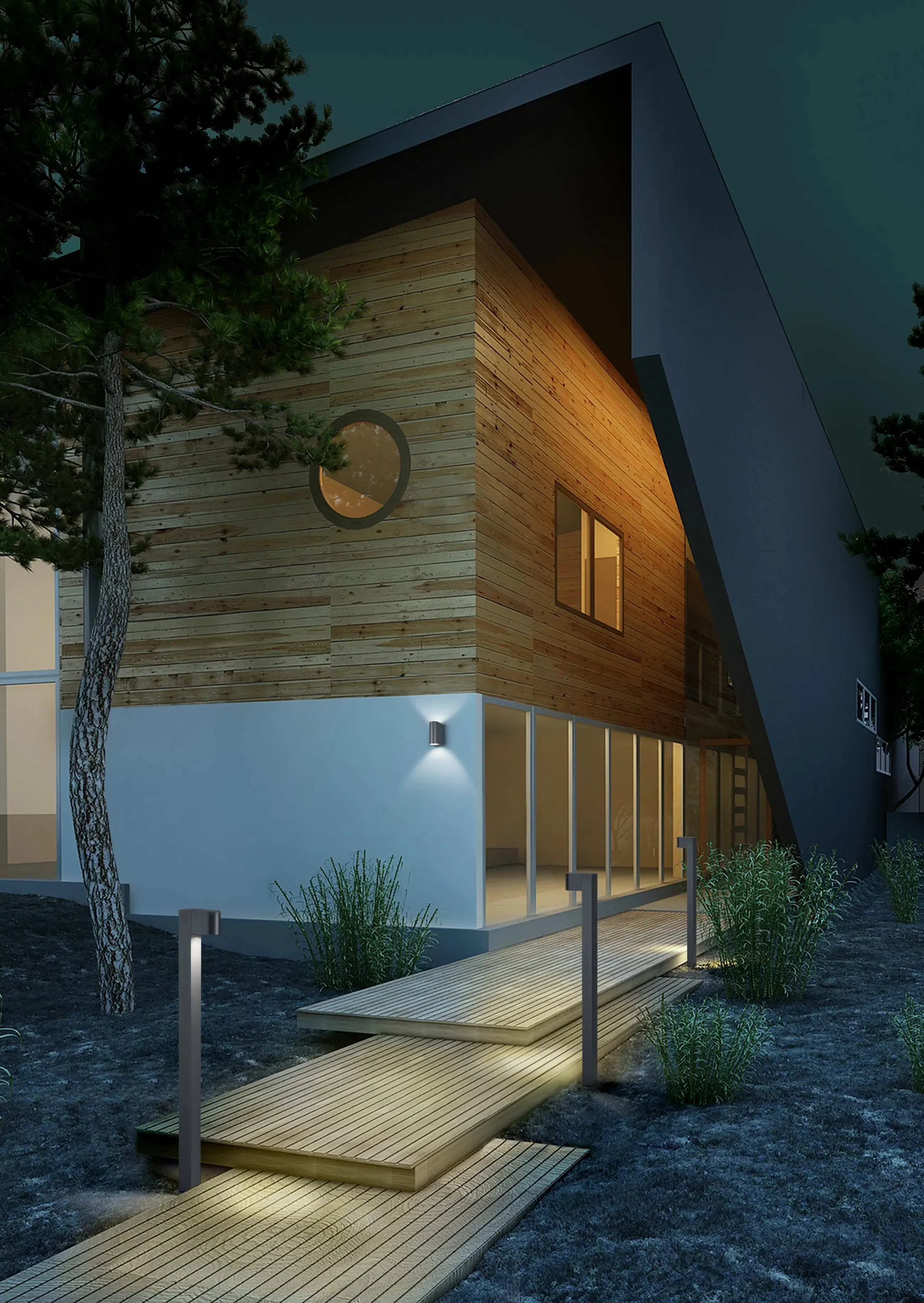 Roya Bollard Light- Small/ Large - Image 3