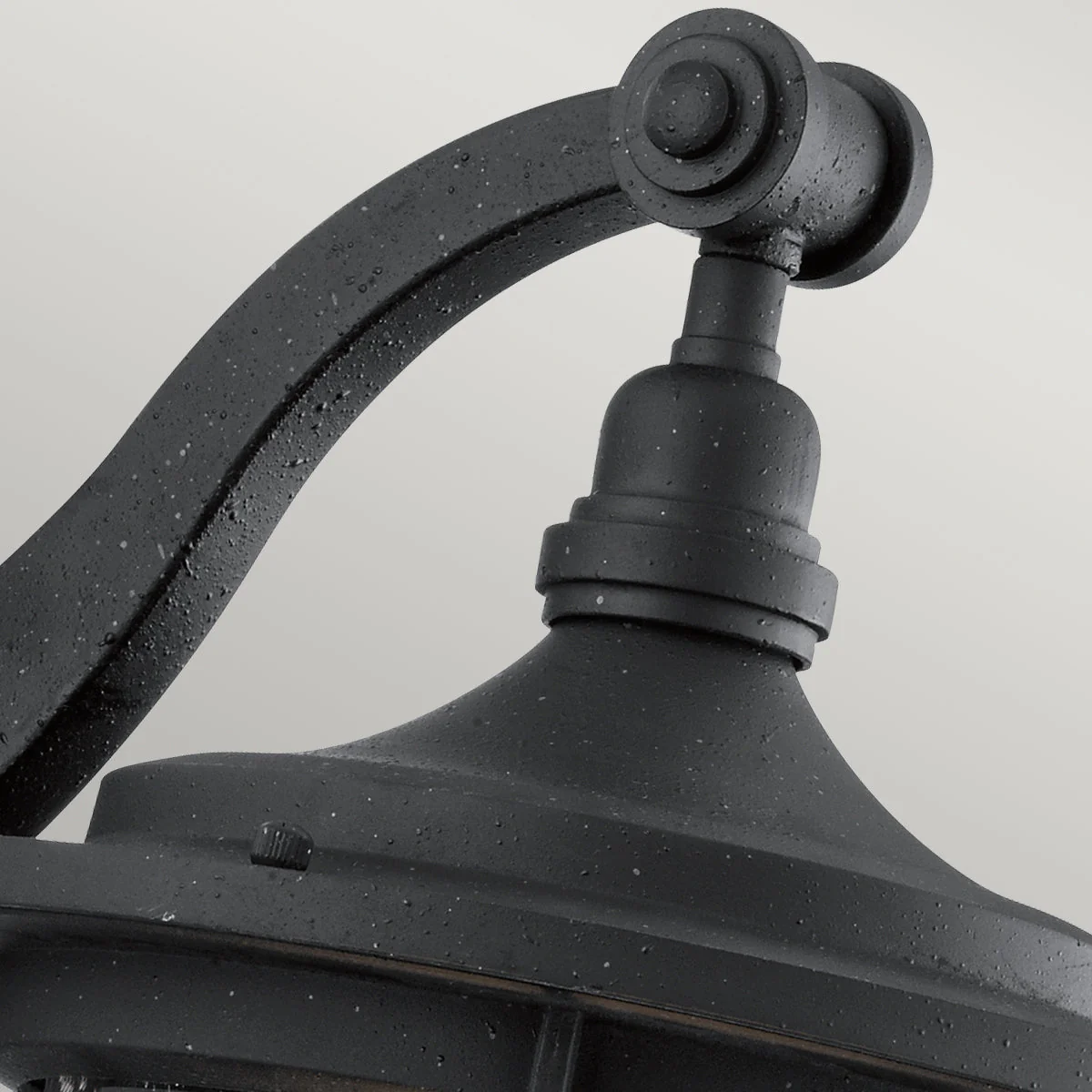 Royal Marine Small/Medium Wall Lantern - Distressed Black Finish - Image 8