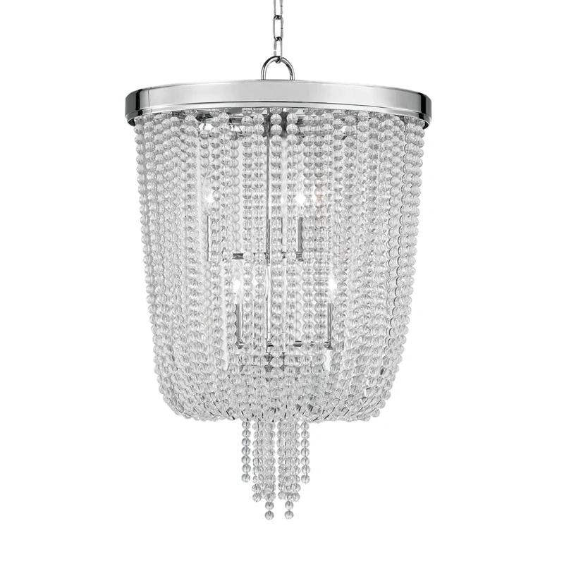Royalton 6Lt Pendant- Polished Nickel/Aged Brass - Image 2