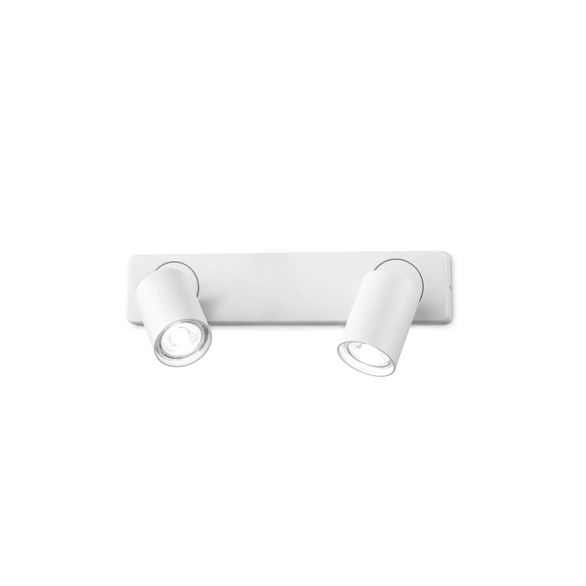 Rudy 1/2Lt Wall Light Fitting - Black/White Finish - Image 3