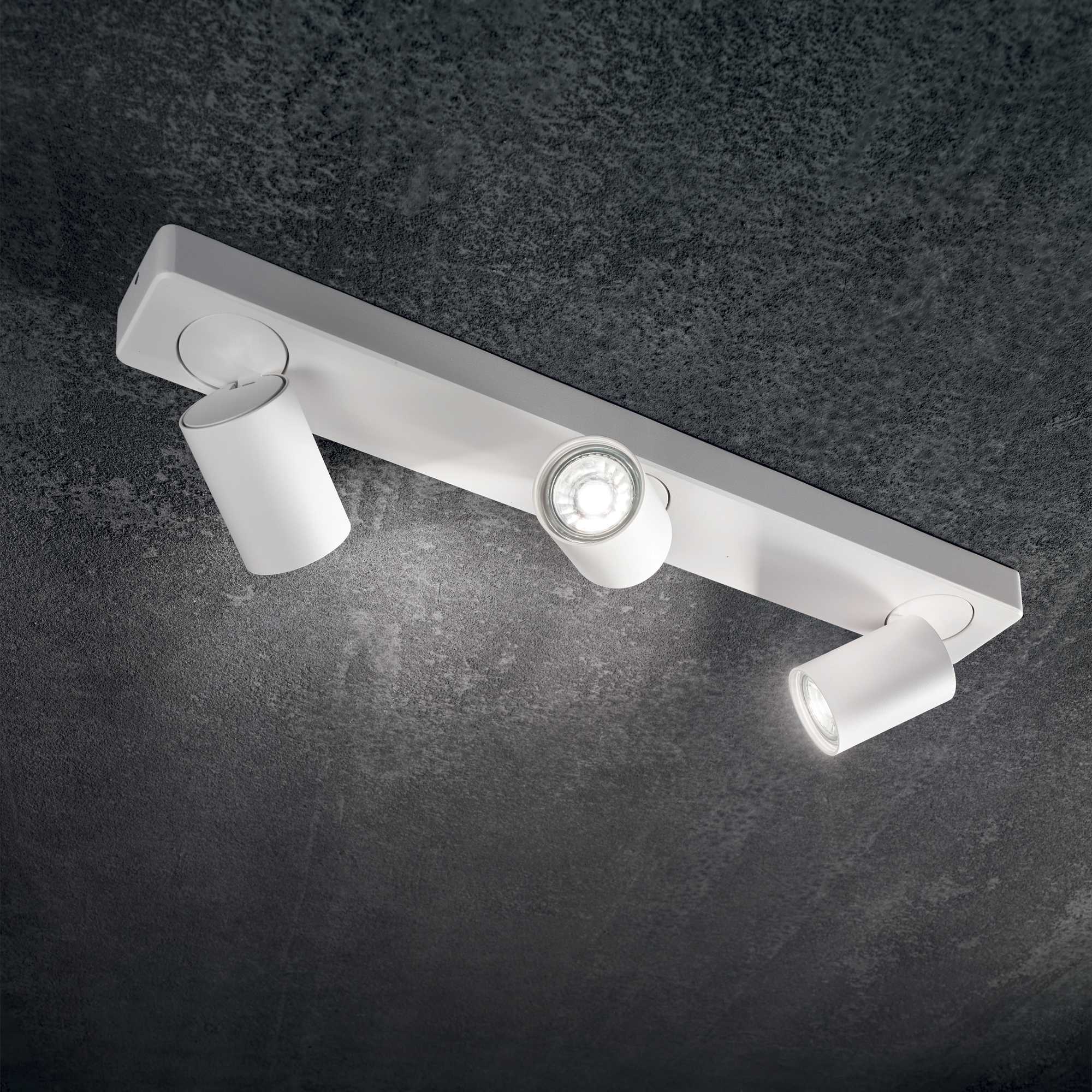Rudy 3/4Lt Bar Spotlight IP20  - White/Black - Image 5