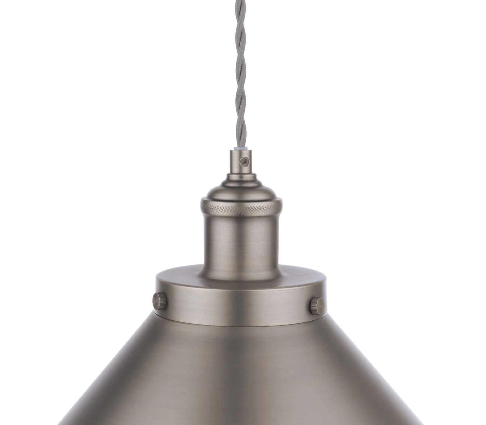 Rufus 1Lt Industrial Nickel Pendant - Promotional Offer - Image 2