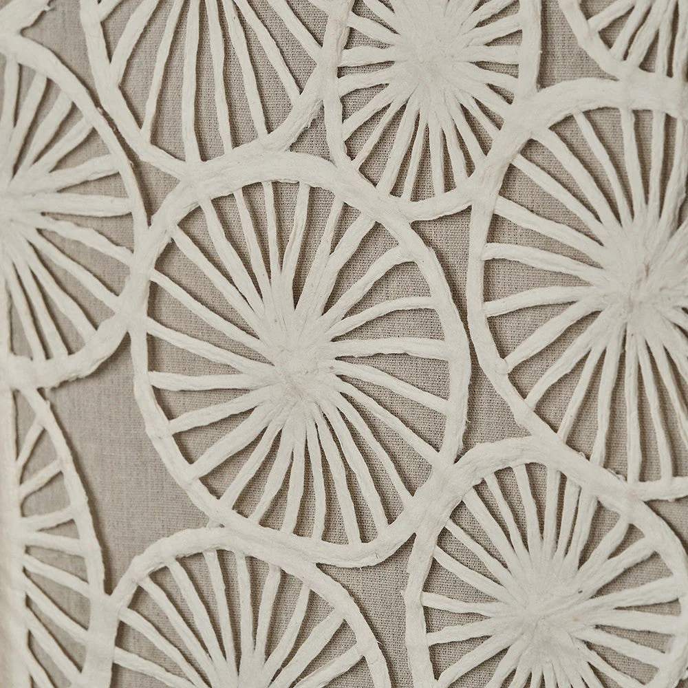 S/2 Cut Out Pattern Natural Paper Design Wall Art with Natural Frames - Image 3