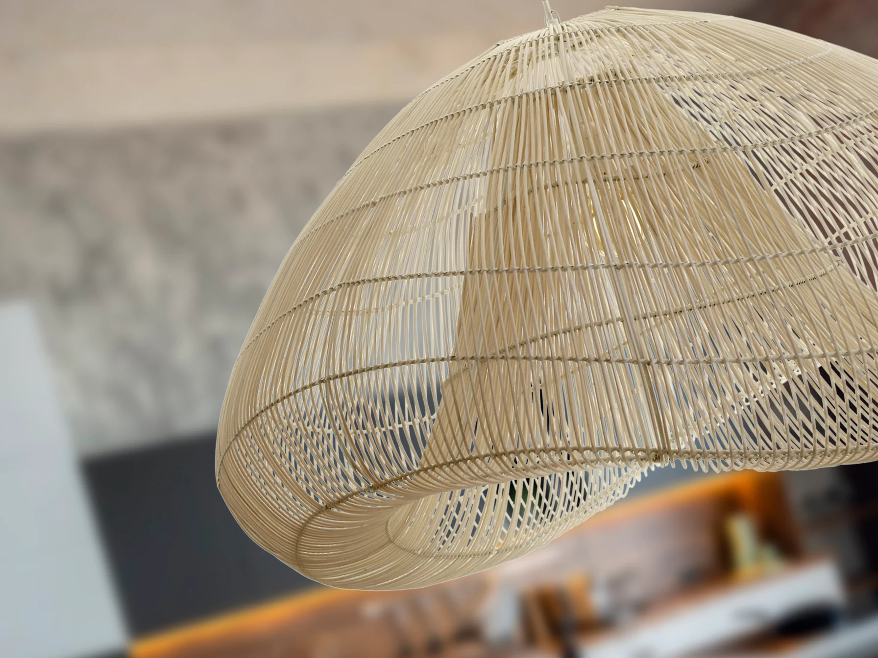 Sabah Rattan Ceiling Light- Rattan Finishes - Image 9