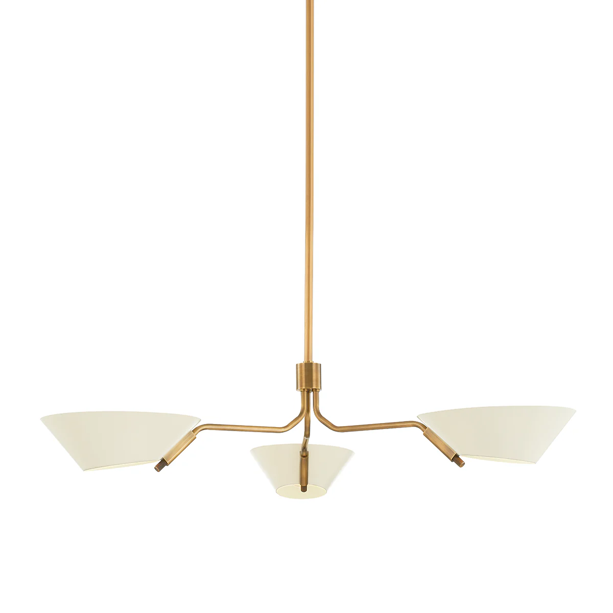 Sacramento 3Lt Chandelier - Polished Brass - Image 2