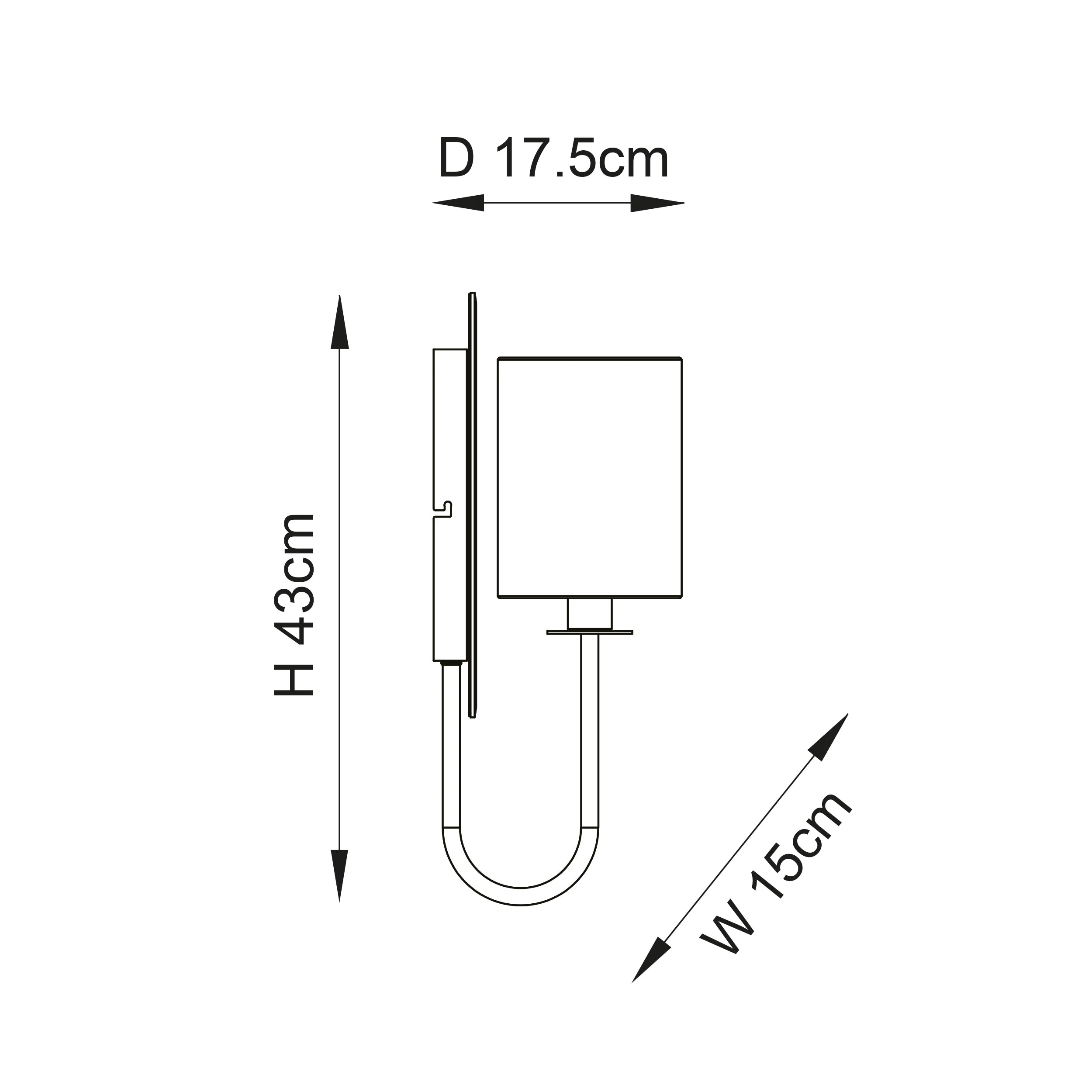 Sadie 1Lt Wall Light - Satin Brass / Bright Nickel - Image 12