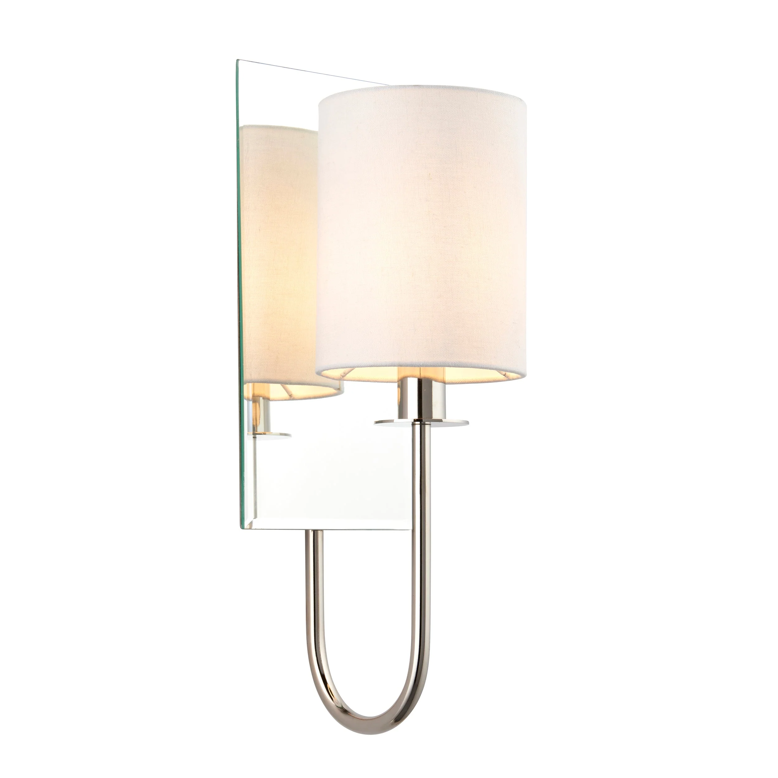 Sadie 1Lt Wall Light - Satin Brass / Bright Nickel - Image 2