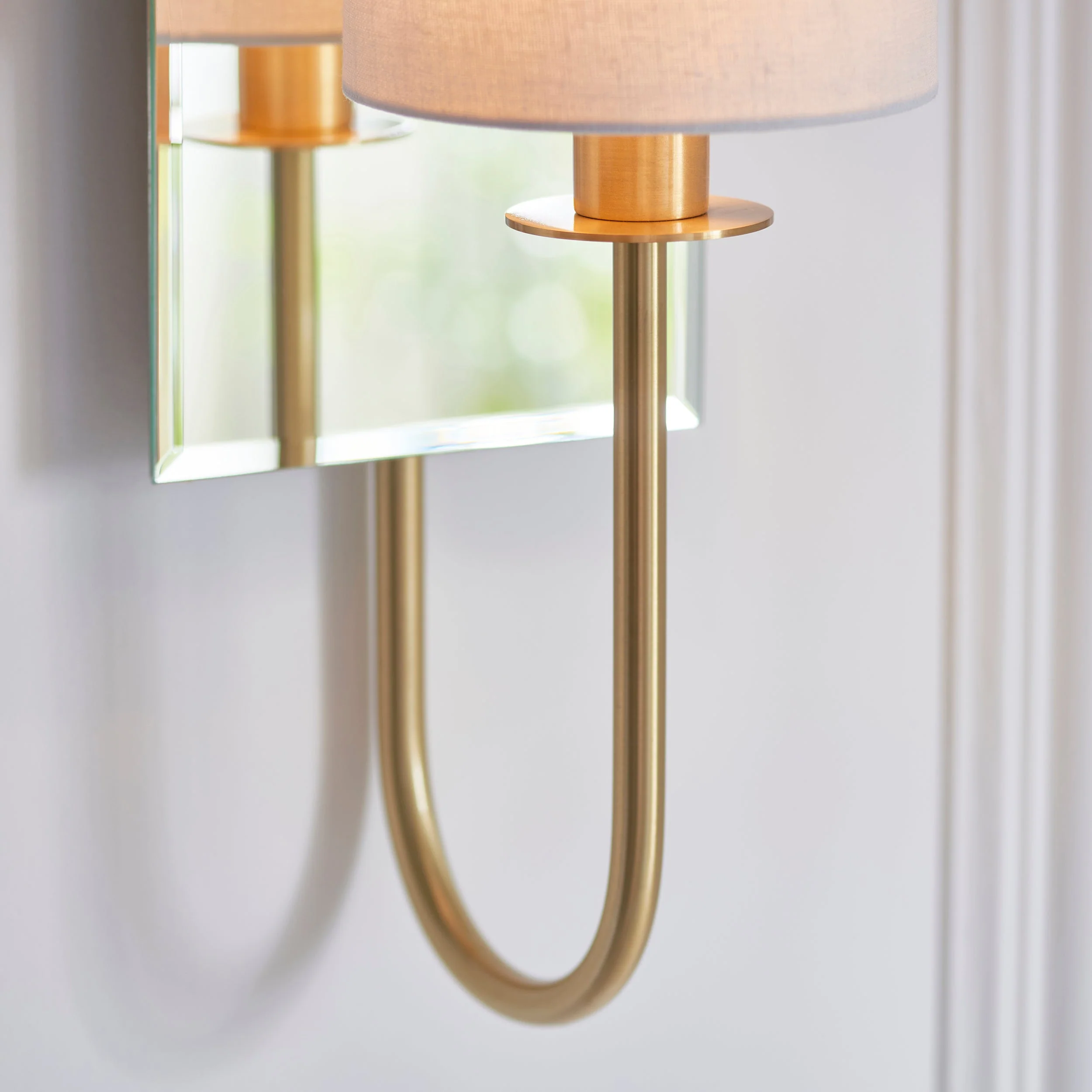Sadie 1Lt Wall Light - Satin Brass / Bright Nickel - Image 8