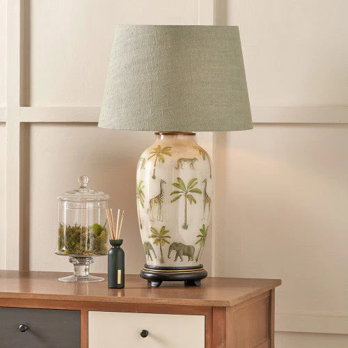 Safari Tall Glass Table Lamp Base - Image 3
