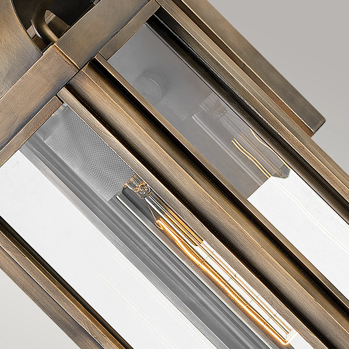 Sag Harbor Small/Medium Wall Lantern - Black/Bronze Finish - Image 11