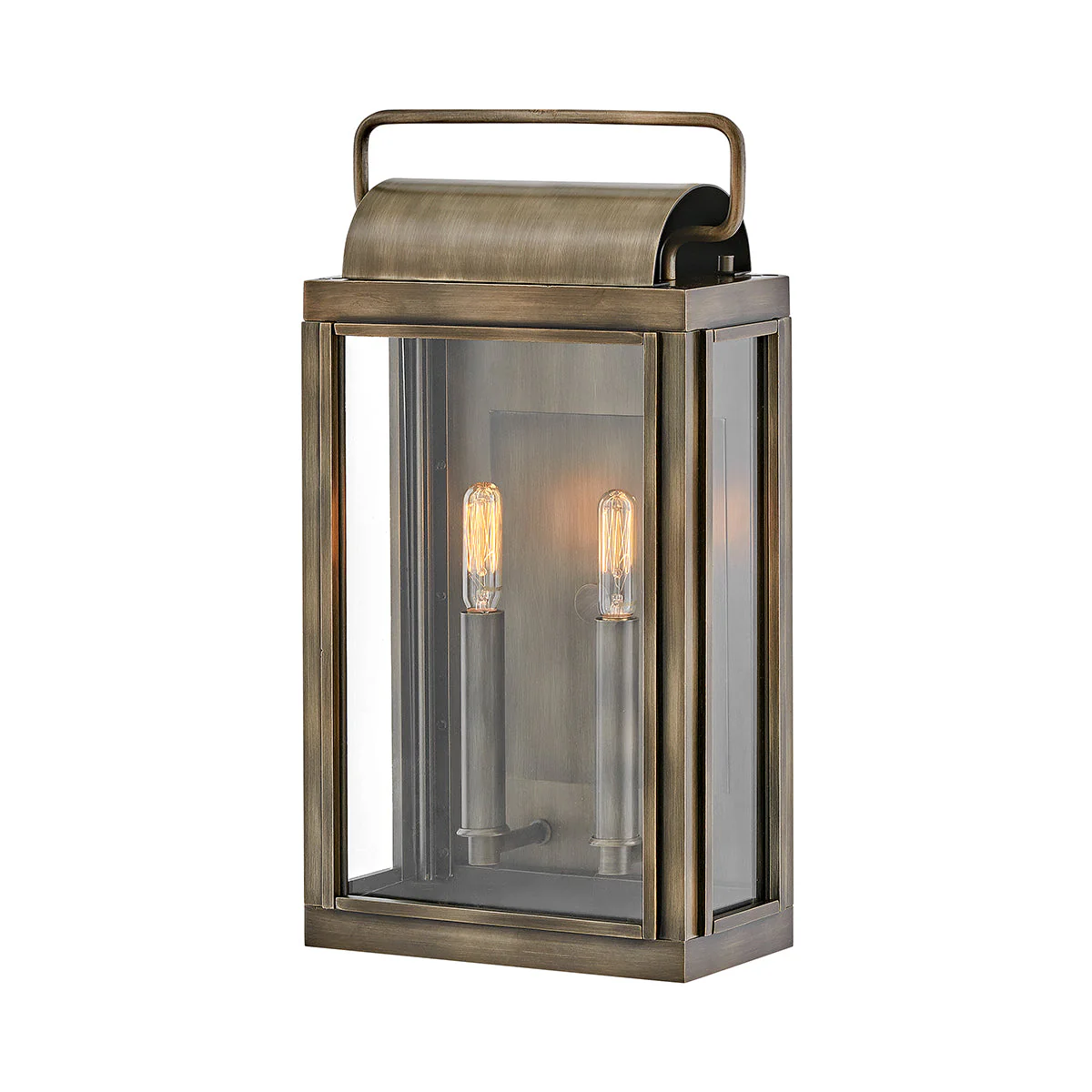 Sag Harbor Small/Medium Wall Lantern - Black/Bronze Finish - Image 13