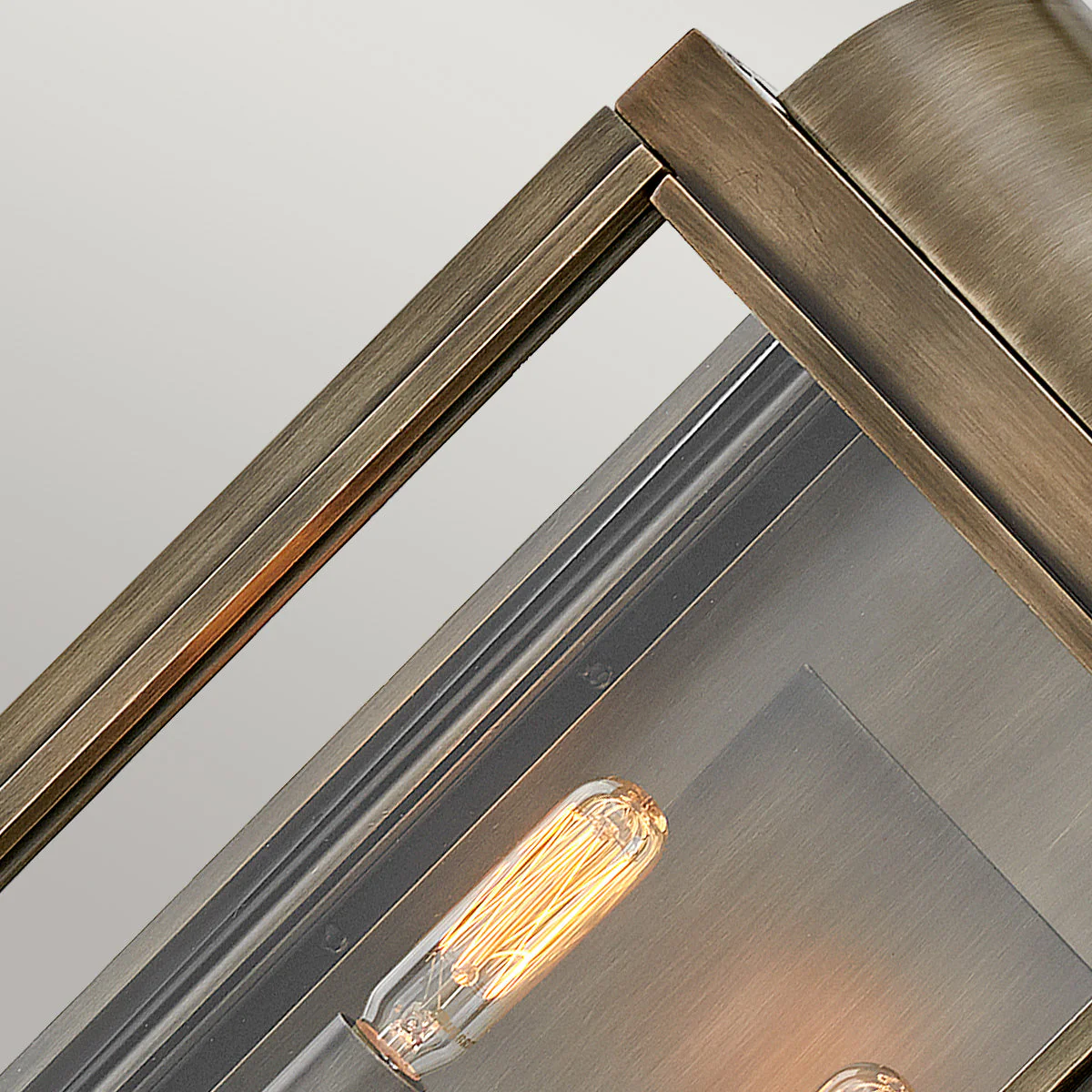 Sag Harbor Small/Medium Wall Lantern - Black/Bronze Finish - Image 15