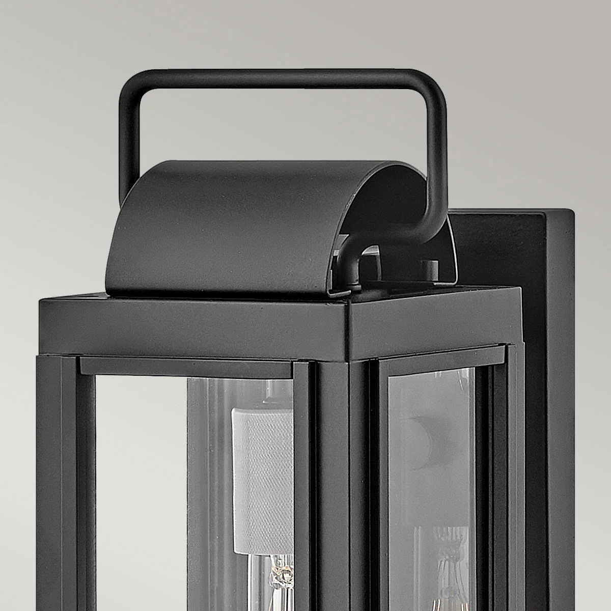 Sag Harbor Small/Medium Wall Lantern - Black/Bronze Finish - Image 2
