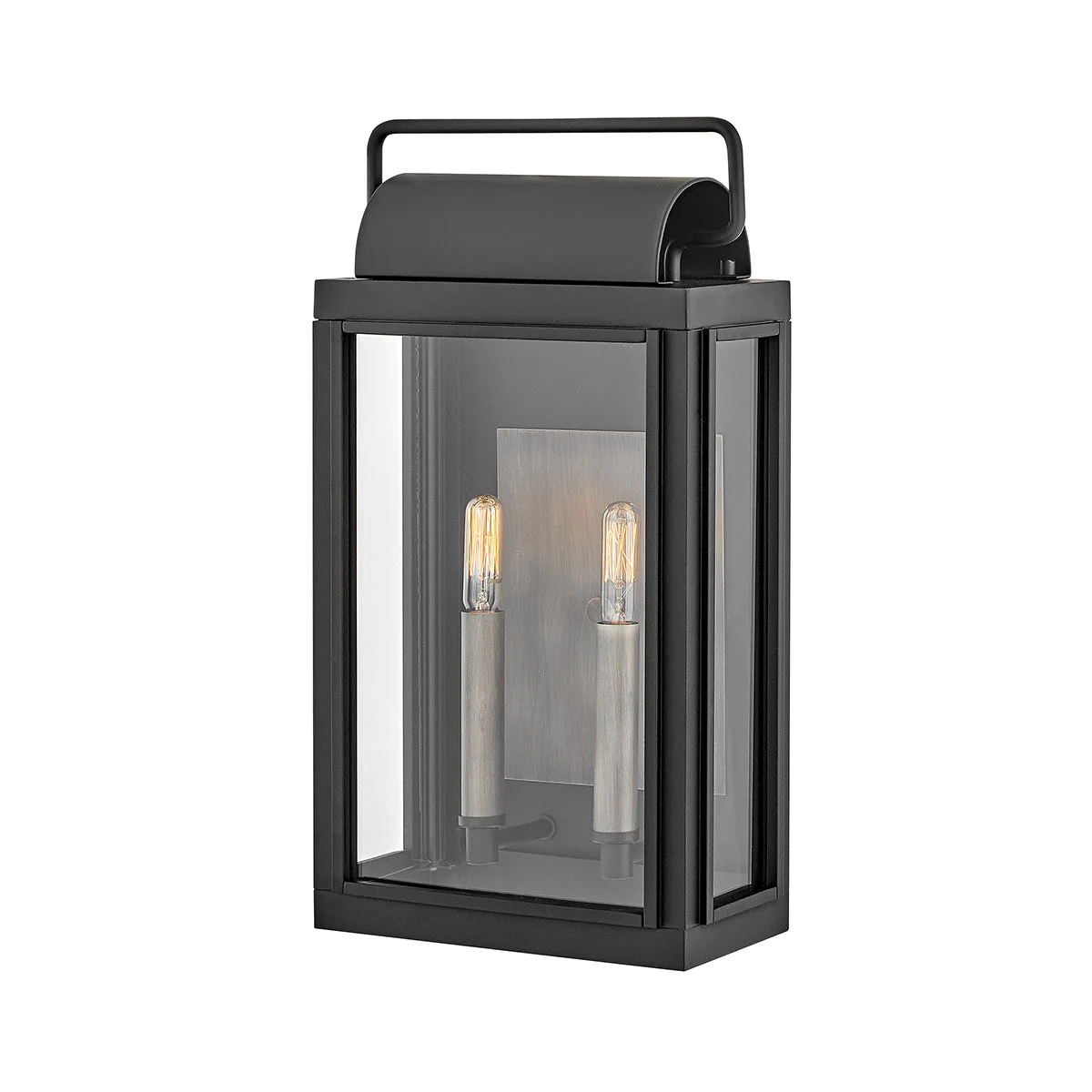 Sag Harbor Small/Medium Wall Lantern - Black/Bronze Finish - Image 5