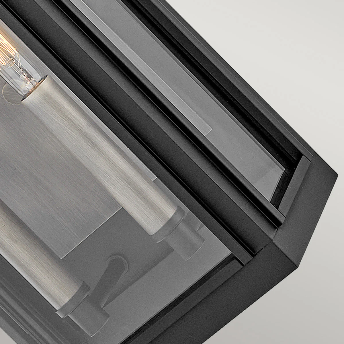 Sag Harbor Small/Medium Wall Lantern - Black/Bronze Finish - Image 8