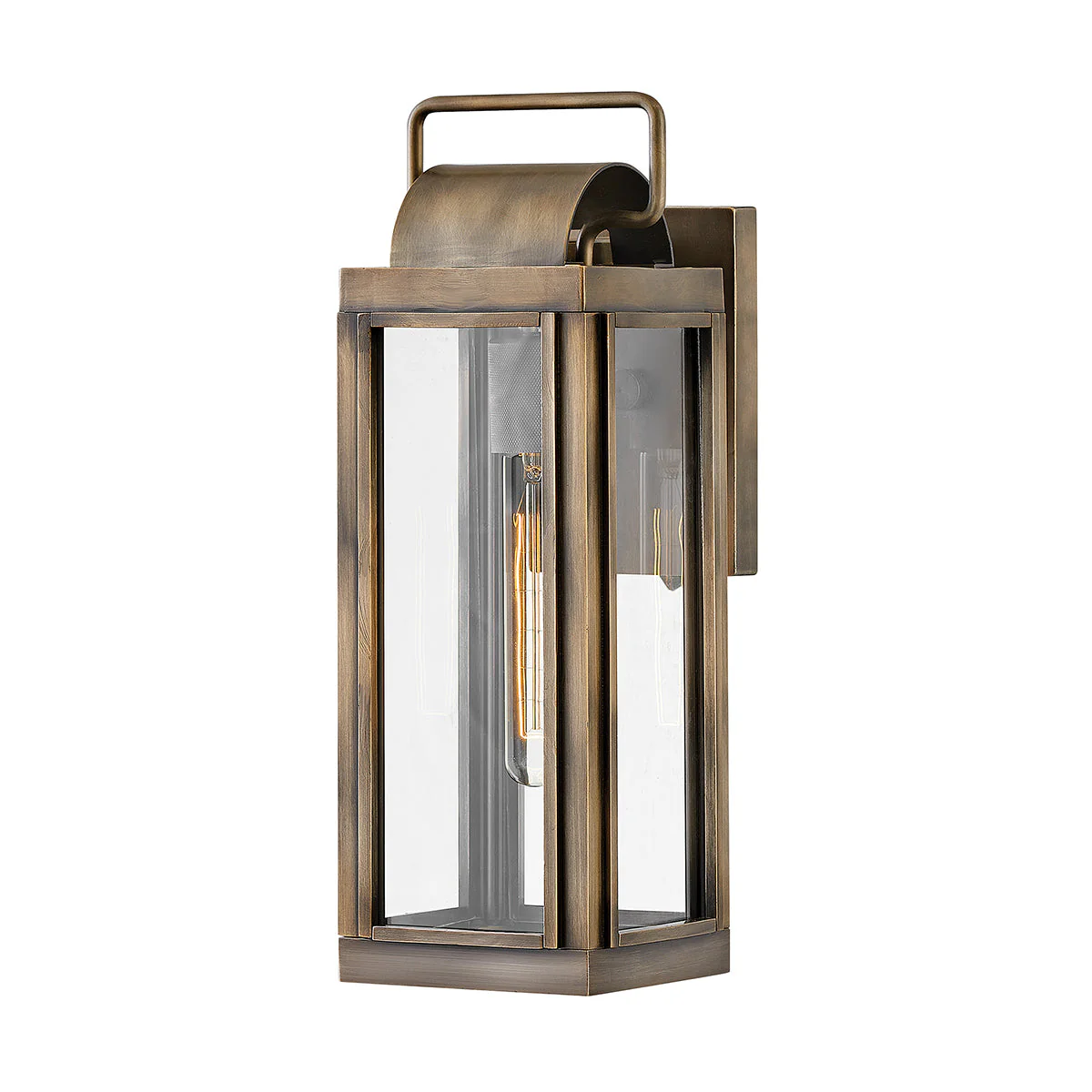 Sag Harbor Small/Medium Wall Lantern - Black/Bronze Finish - Image 9
