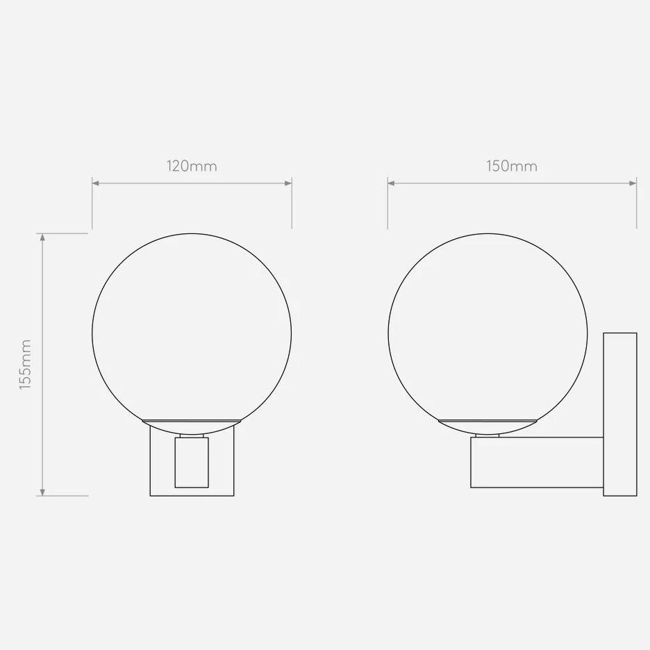 Sagara Bathroom Wall Light IP44 - Polished Chrome Promotional Offer - Image 3