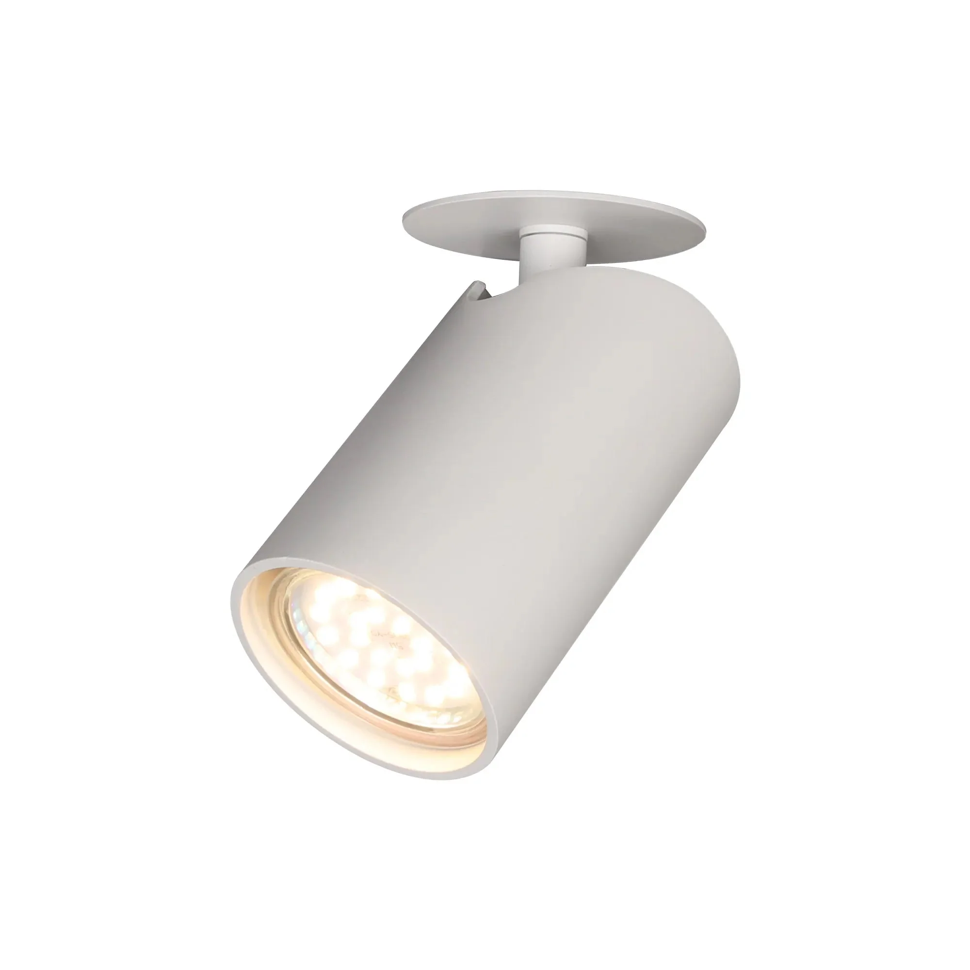 Sal 1 Light Recessed Spotlight GU10 - Black/White - Image 2