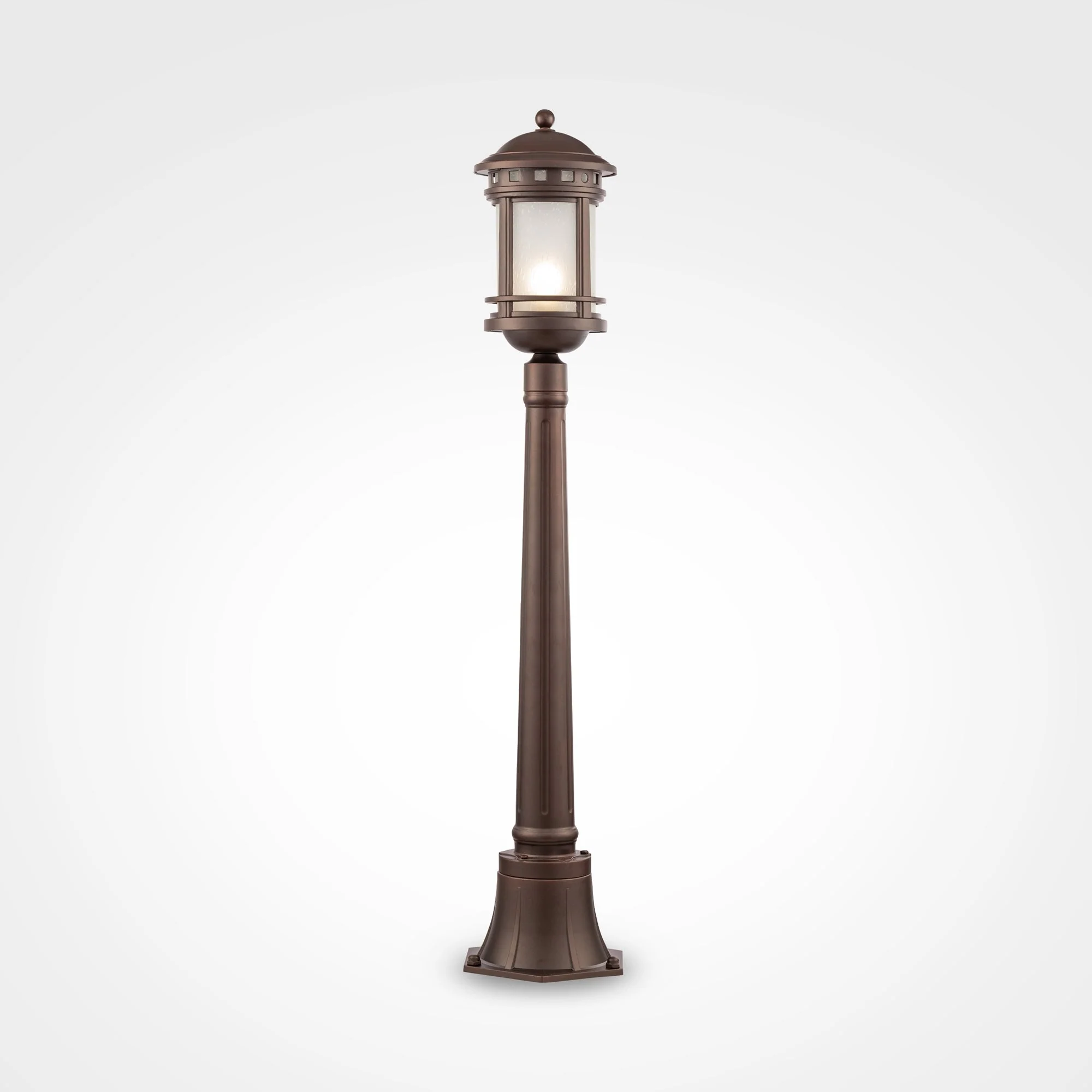 Salamanca Bollard Post Light - Brown Finish - Image 3