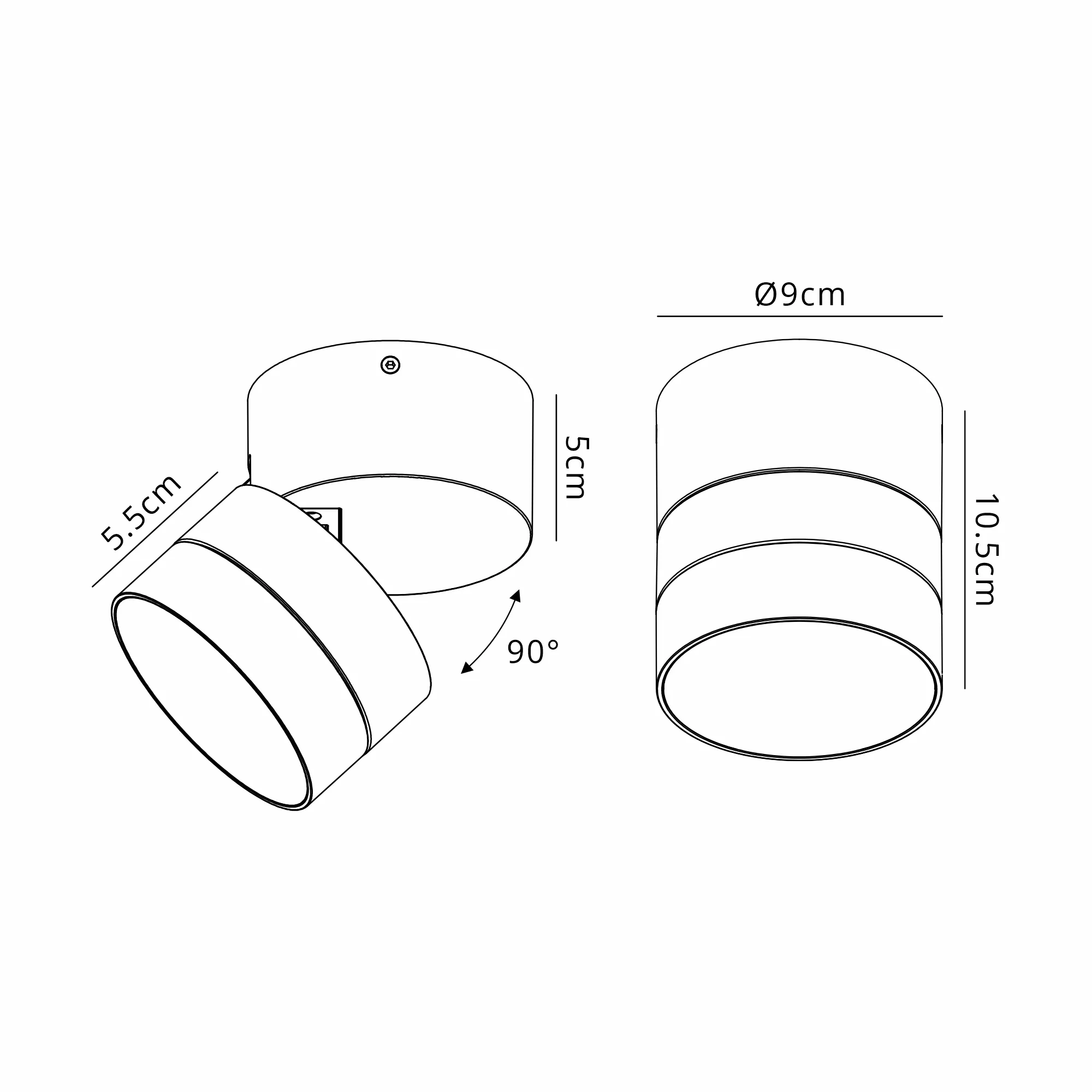 Saler Adjustable Outdoor Ceiling Spotlight/Wall Light- Various Finishes - Image 50