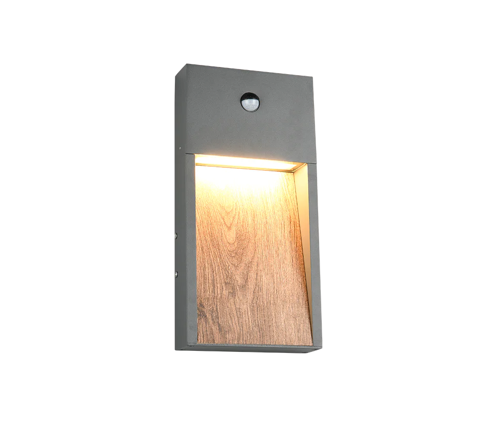 Salmon Motion Sensor Outdoor Wall Light
