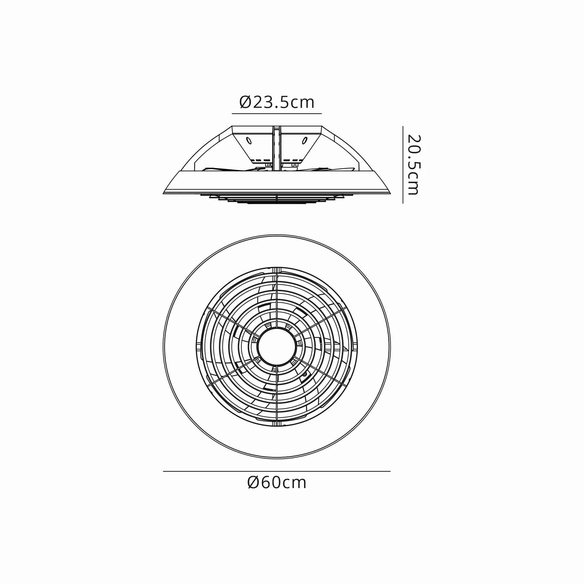 Samoa LED Fan W/ Remote Control - White - Image 4
