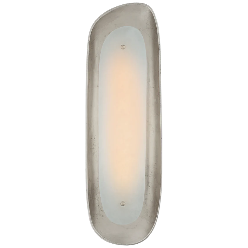 Samos Sculpted LED Wall Sconce - Silver Leaf/Gild - Image 3