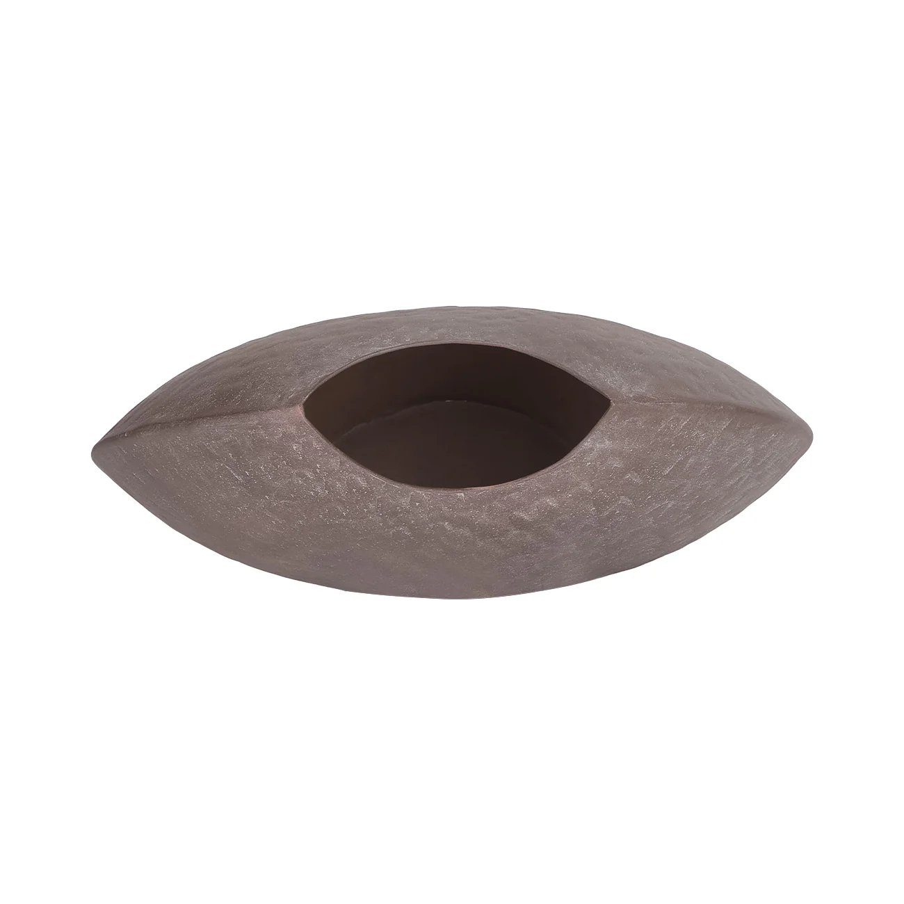 Samui Brown Stonewash Moon Vase - Image 2