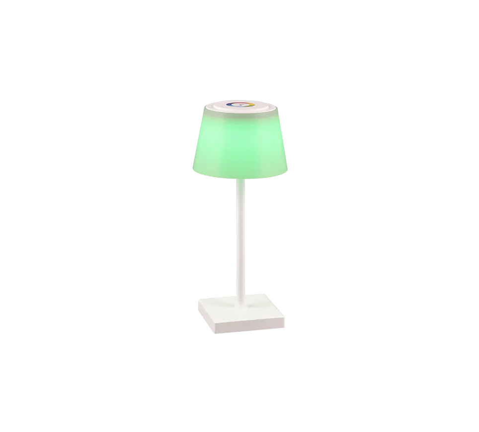 Sanchez LED Outdoor Rechargeable Table Lamp - Anthracite/White - Image 4
