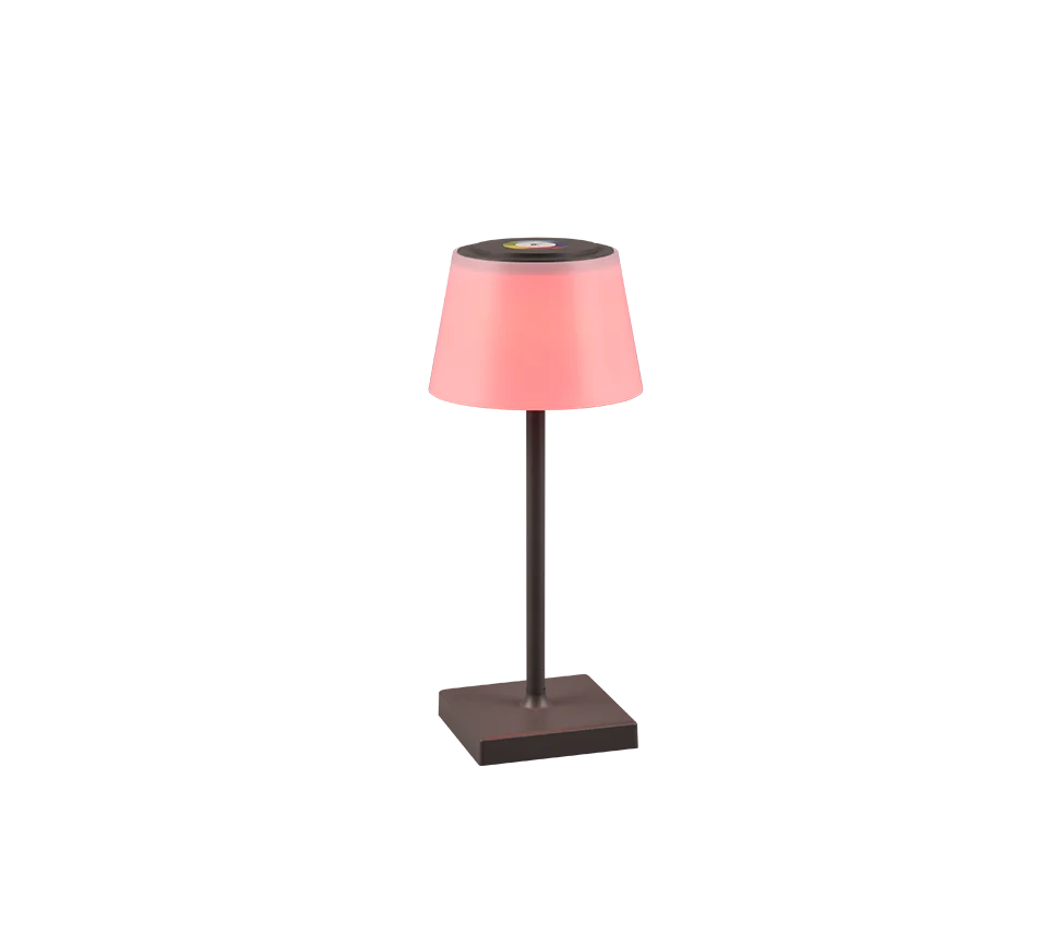 Sanchez LED Outdoor Rechargeable Table Lamp - Anthracite/White - Image 8