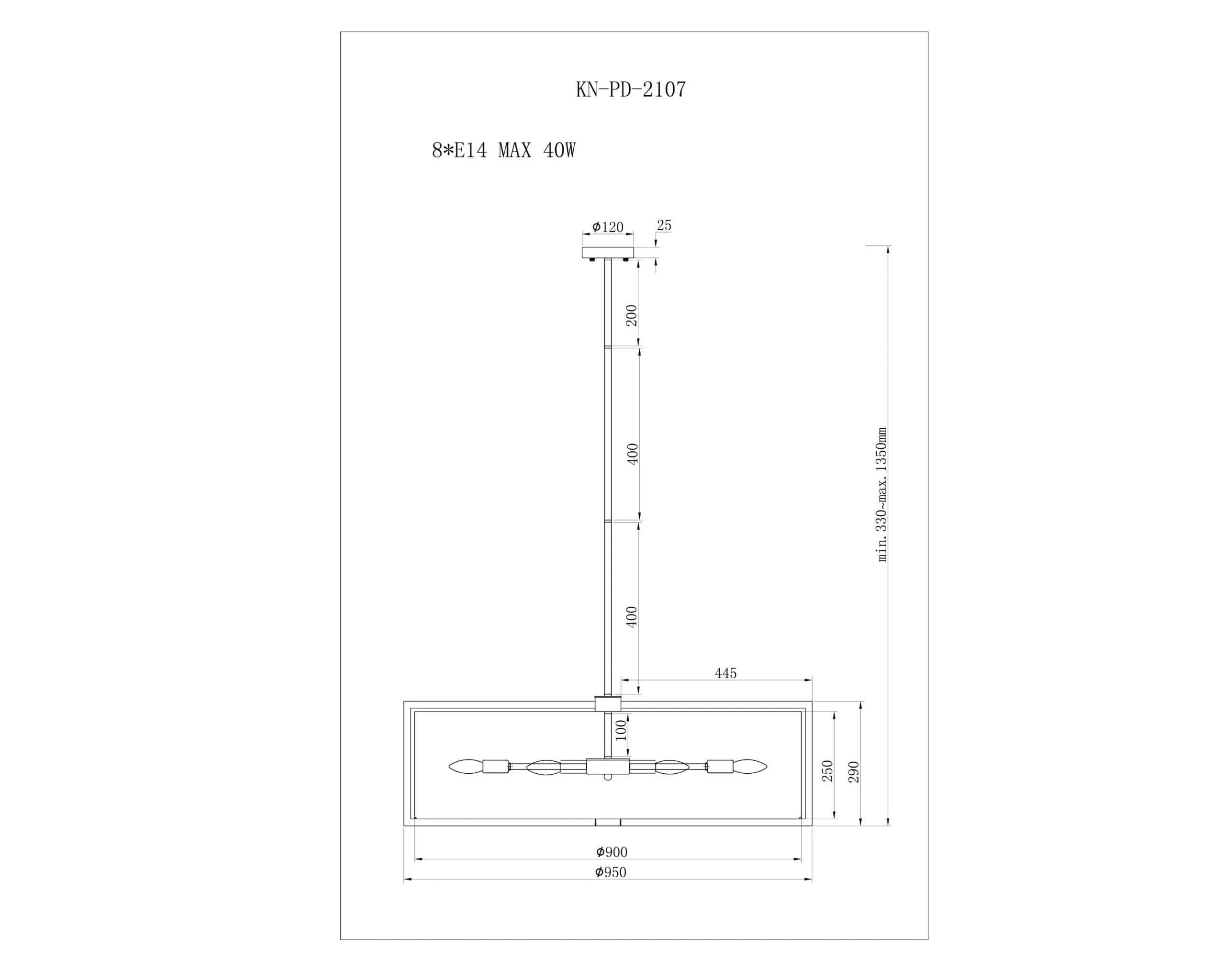 Sanderson Pendant Lamp E14 - Image 5