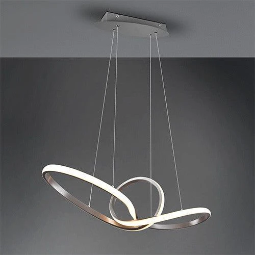 Sansa LED Hanging Light - Matt White/Matt Nickel Finish - Image 4