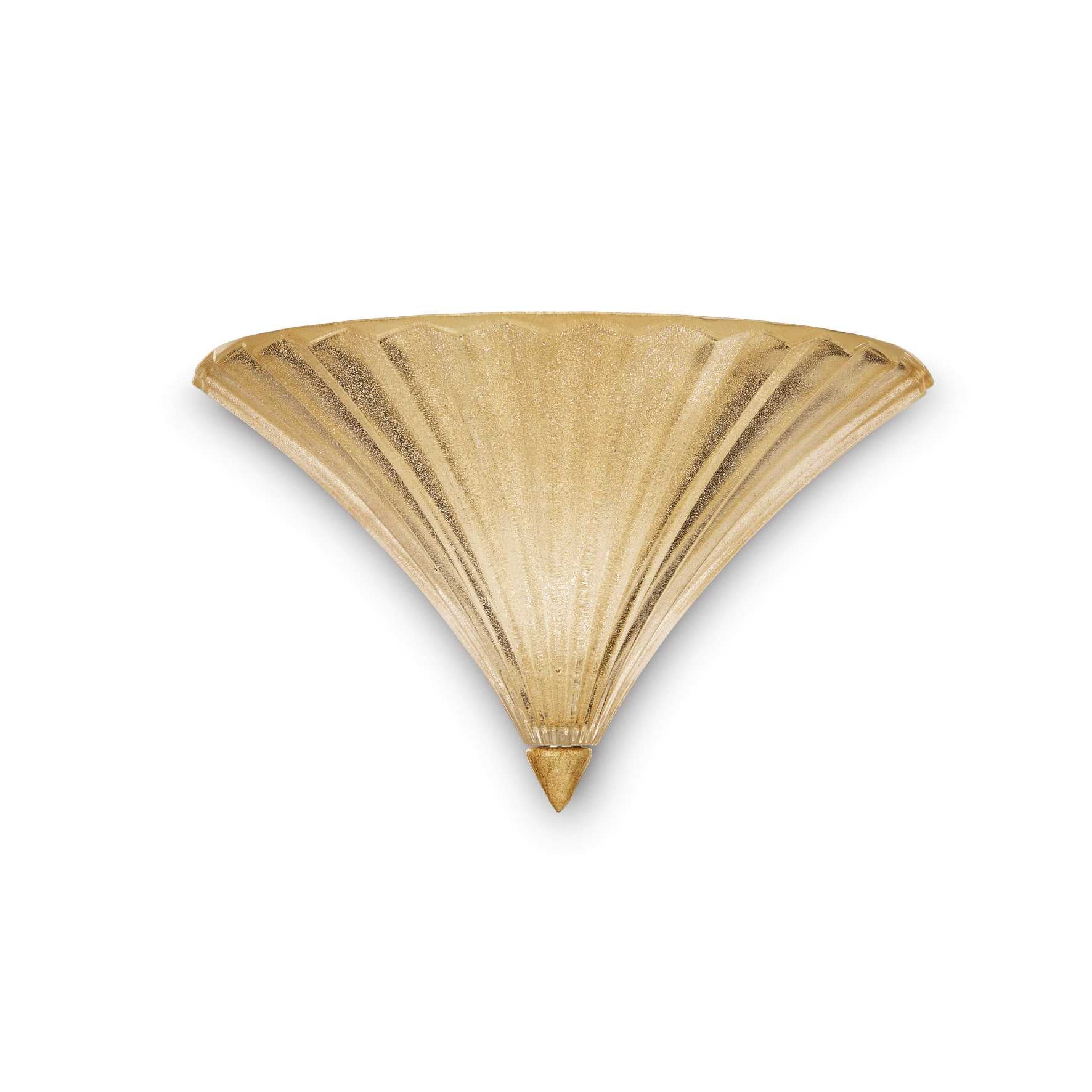 Santa Wall Light - Gold/Clear Finish - Image 3